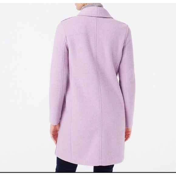 J. Crew New! Daphne Italian Boiled Wool Coat - Picture 7 of 8